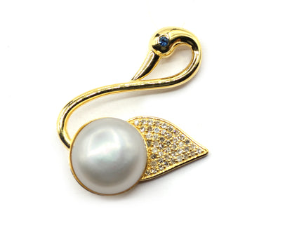 14k Solid Gold Diamond Pendants