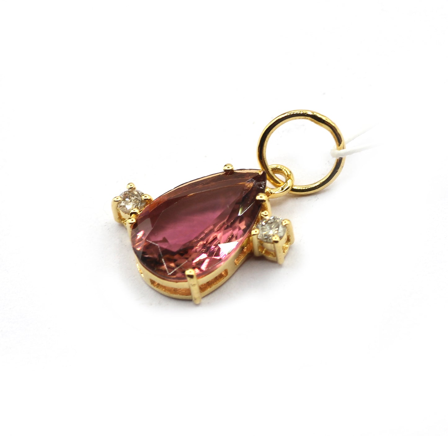 14k Solid Gold Diamond Pendants