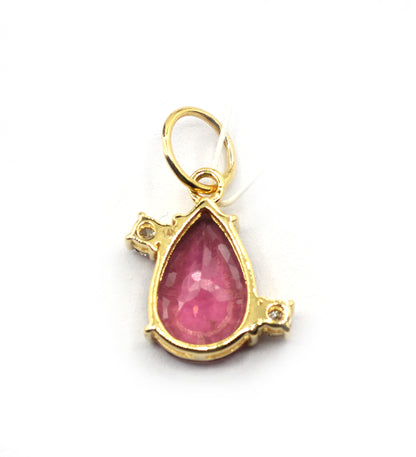 14k Solid Gold Diamond Pendants