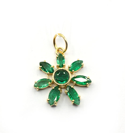 14k Solid Gold Diamond Pendants