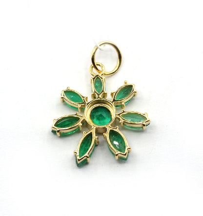 14k Solid Gold Diamond Pendants