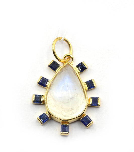 14k Solid Gold Diamond Pendants