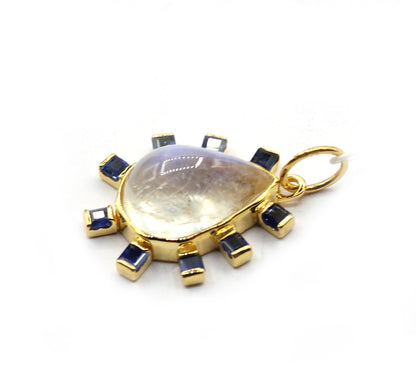14k Solid Gold Diamond Pendants