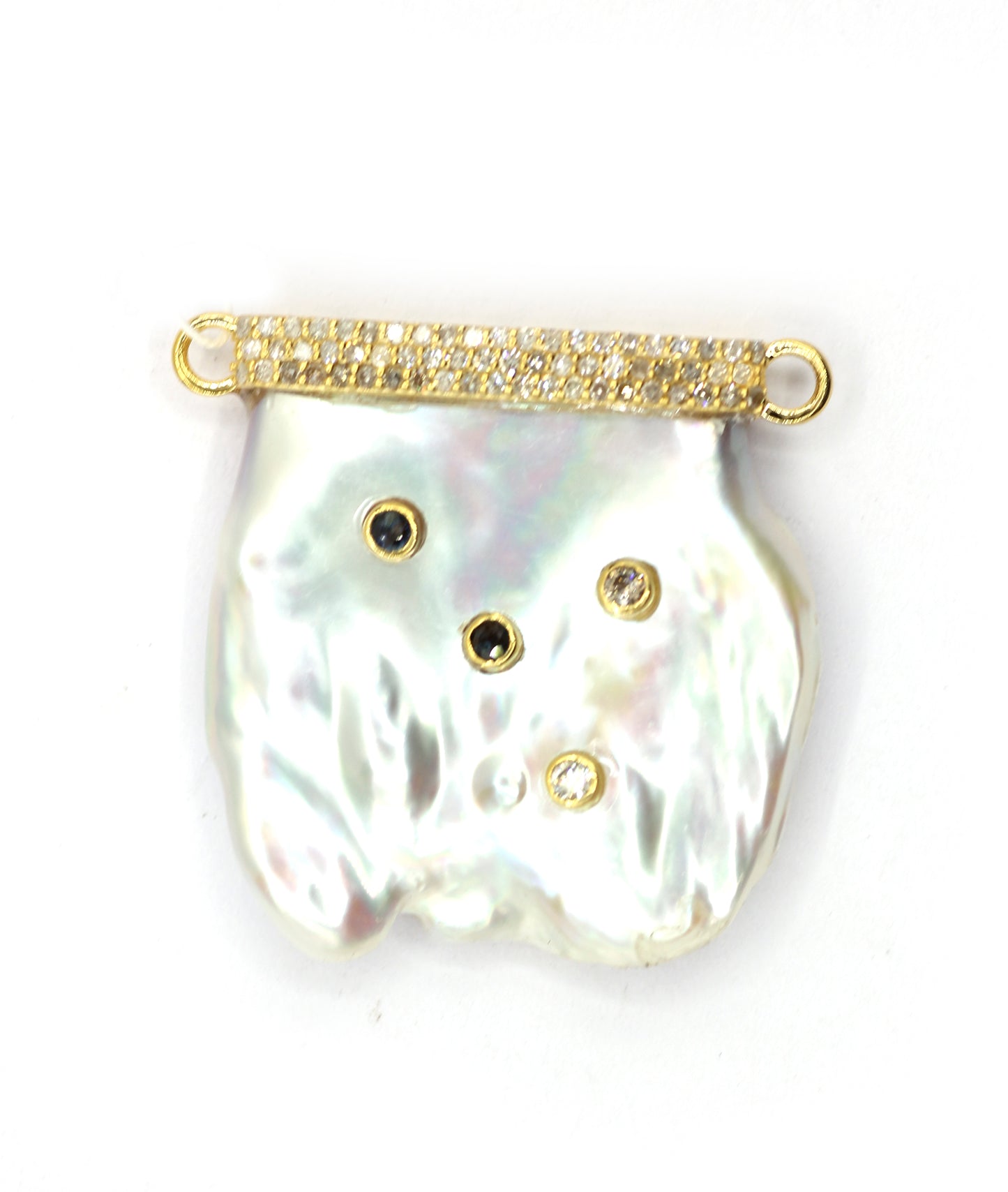 14k Solid Gold Diamond Pendants