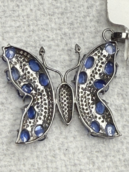 Butterfly Pave Diamond Pendant