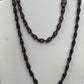 Natural Pink Tourmaline With Diamond Long Necklace