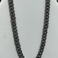 Sterling Silver Link Diamond Necklace