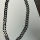 Sterling Silver Link Diamond Necklace