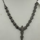 Sterling Silver Designer Diamond Necklace