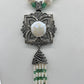 Pearl Emerald Diamond Necklace