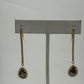 14k Solid Gold Diamond Earring