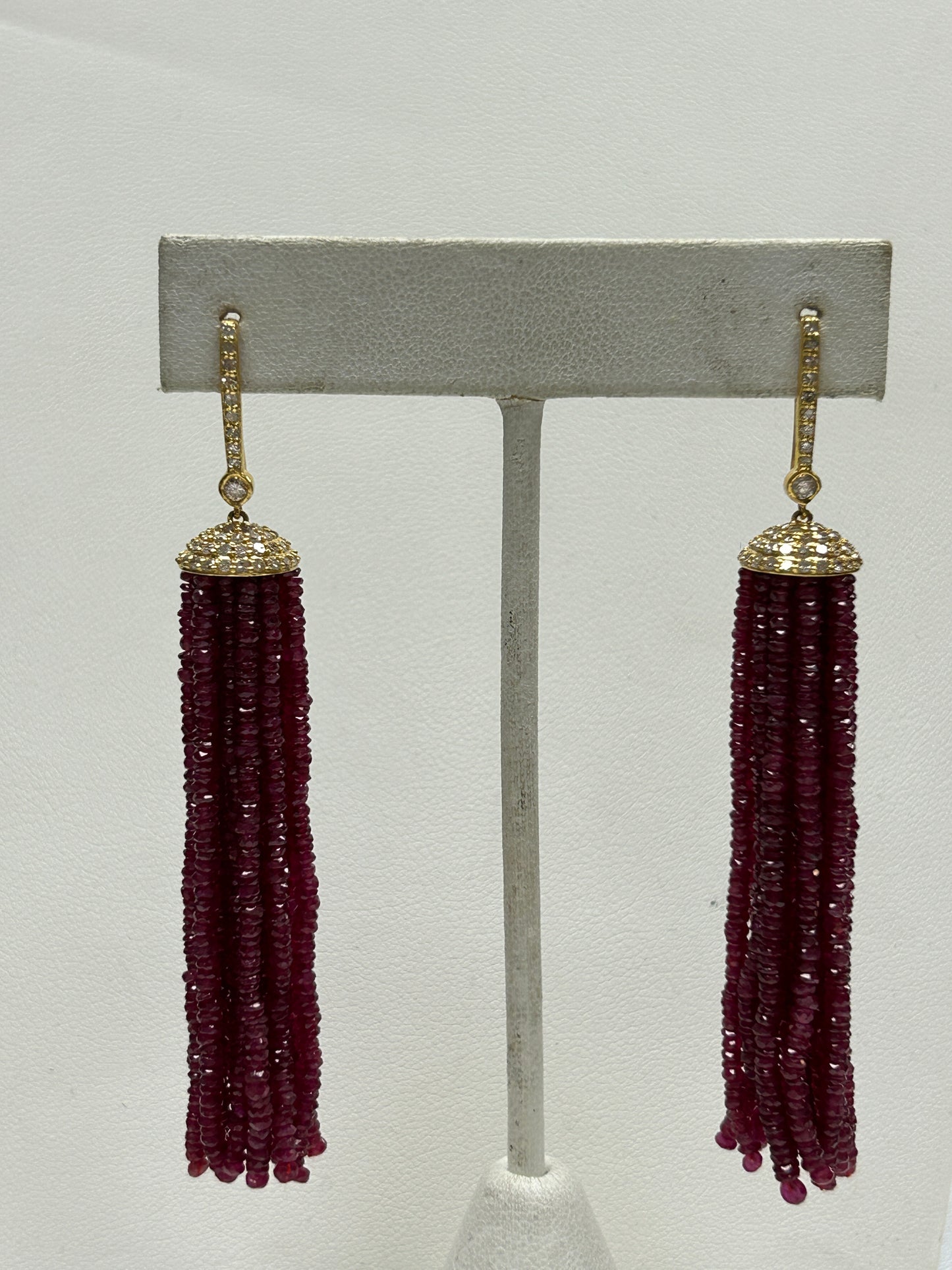 14k Solid Gold Diamond Earring