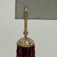 14k Solid Gold Diamond Earring
