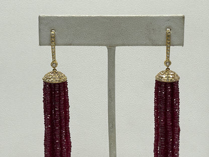 14k Solid Gold Diamond Earring