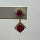 14k Solid Gold Diamond Earring
