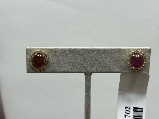 14k Solid Gold Diamond Earring