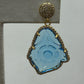 14k Solid Gold Diamond Earring
