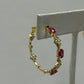 14k Solid Gold Diamond Earring