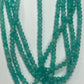 AMAZONITE BLUE BEADS RUONDELLE FACETED 3-4MM