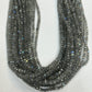 LABRADORITE BEADS ROUNDELLE FACETED 3-4MM