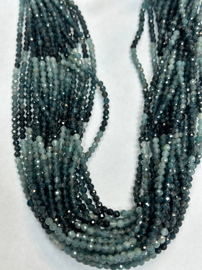 GRANDIDRITE NATURAL BEADS ROUND FACETED 3-4MM