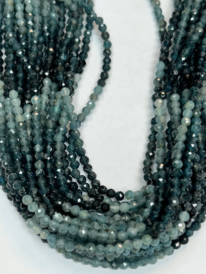 GRANDIDRITE NATURAL BEADS ROUND FACETED 3-4MM