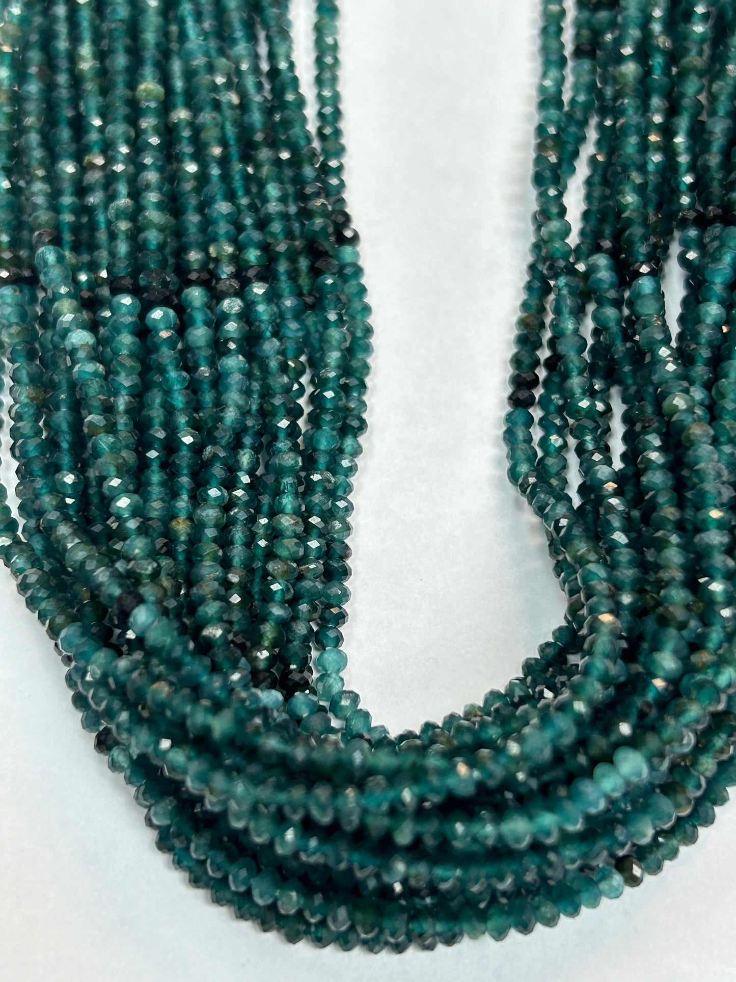 GRANDIDRITE NATURAL BEADS ROUND FACETED 3-4MM