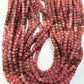 Thulite Round Faceted 3mm