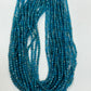 Apatite Neon Round Faceted 3-4mm