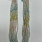 Multi Aqumarine Faceted Roundelle 3-4mm