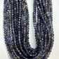 Iolite Natural Faceted Roundelle 3-4mm