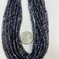 Iolite Natural Faceted Roundelle 3-4mm