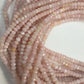 Pink Opal Round Faceted 3-4mm