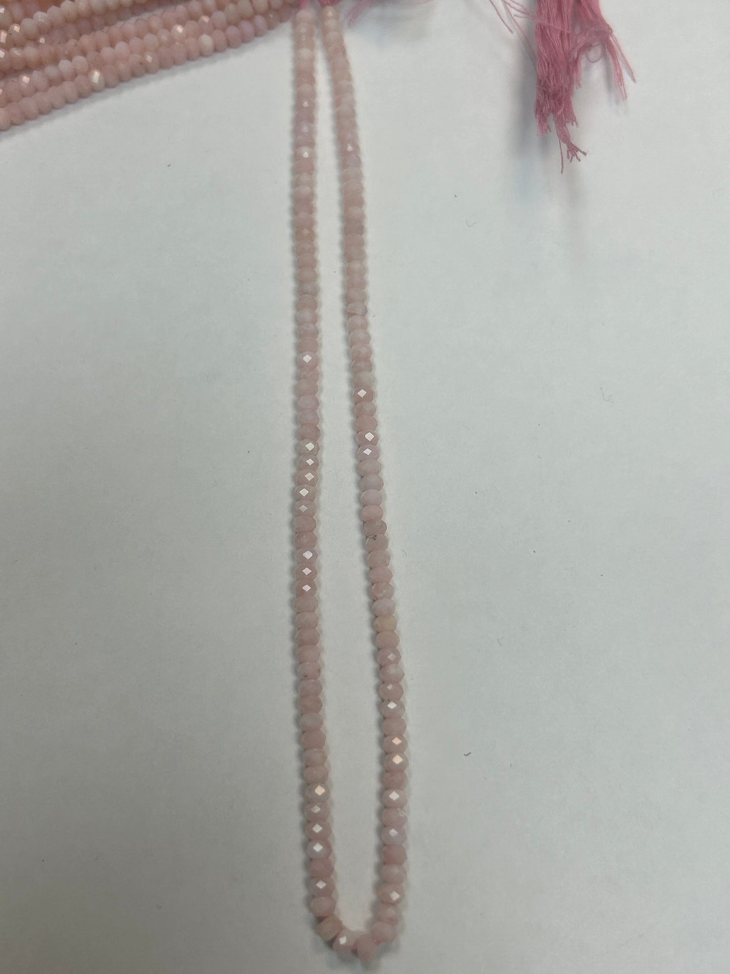 Pink Opal Round Faceted 3-4mm