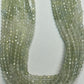 Prehnite Beads Faceted Round 3-4MM
