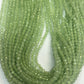 Prehnite Beads Faceted Round 3-4MM