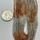 MULTI COLOR SUNSTONE ROUND FACETED 3-4MM