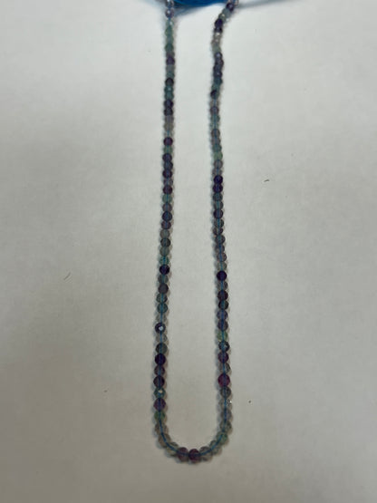 FLOURITE  ROUND FACETED 3-4MM