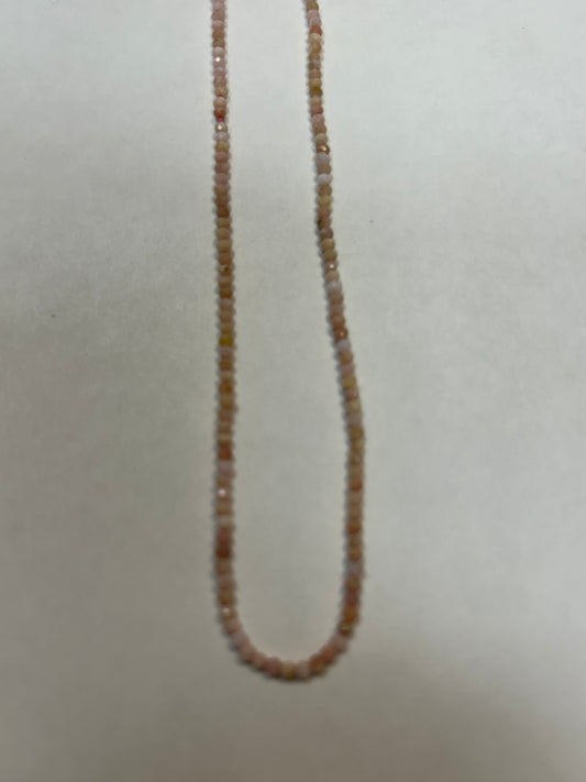 PINK OPAL ROUND FACETED 2-3mm