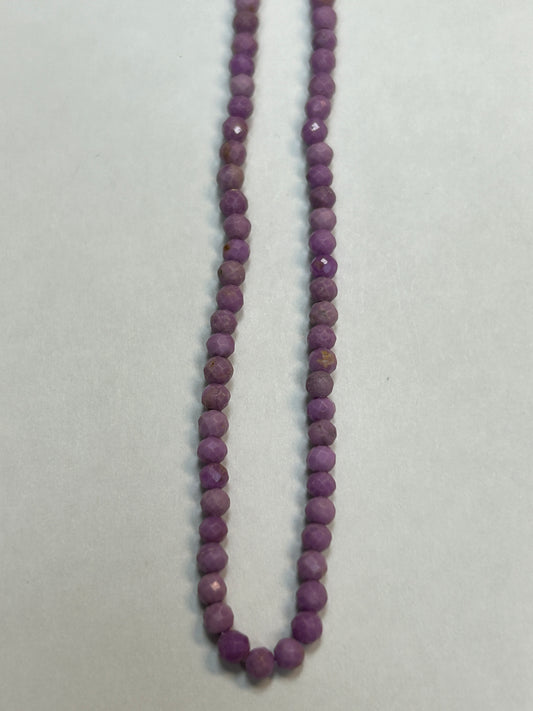 Phosphosiderite Round Faceted 3-4mm