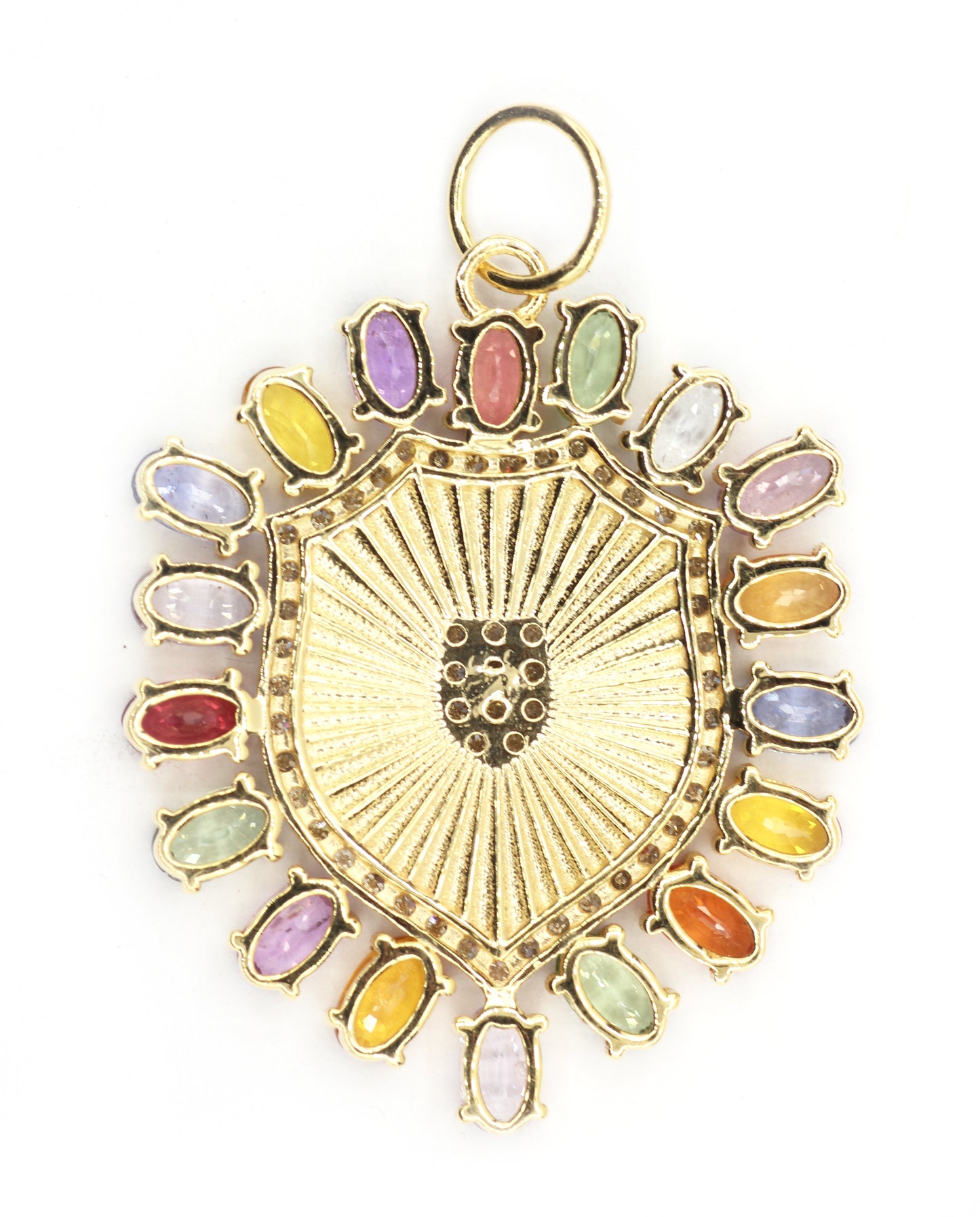 14k Solid Gold Diamond Pendants.