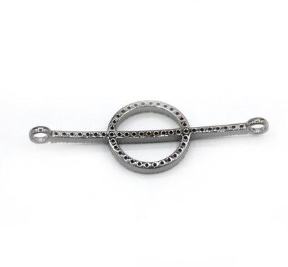 Silver Pave Diamond Pendant