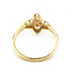 Ruby 14k Solid Gold Diamond Rings.Genuine handmade pave diamond Rings.