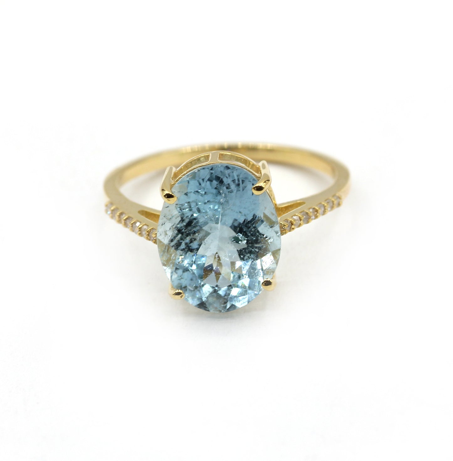 14k Solid Gold Diamond Rings