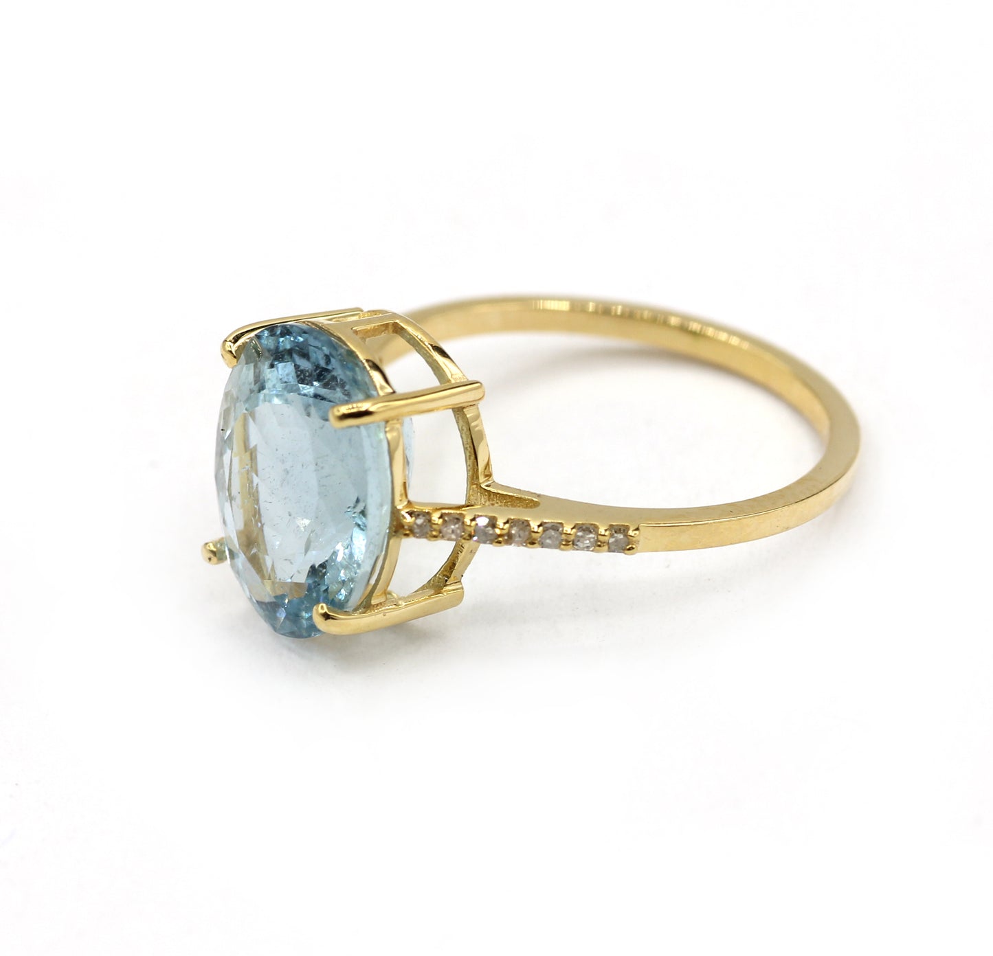 14k Solid Gold Diamond Rings