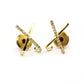 X 14k Solid Gold Diamond Stud Earring. Genuine handmade pave diamond Earring. 14k Solid Gold Diamond Earring..