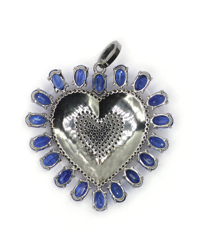Heart Pave Diamond Pendant