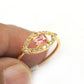 Evil Eye 14k Solid Gold Diamond Rings.Genuine handmade pave diamond Rings.