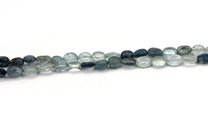 Aquamarine Beads Smooth Oval, Genuine Real Aquamarine Gemstone Beads