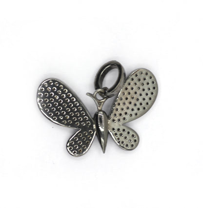 Butterfly Pave Diamond Pendant